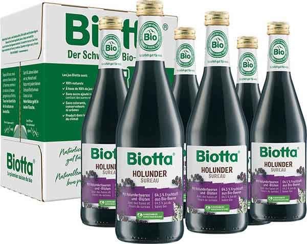 BIOTTA Sambuco biologico 6 fl 5dl