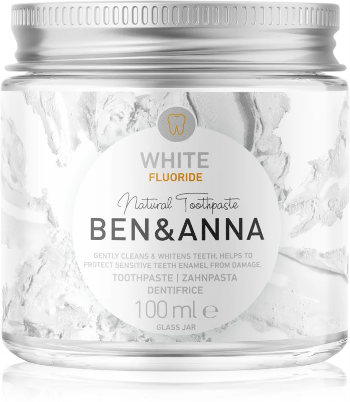 Ben & Anna Dentifricio bianco al fluoro 100ml