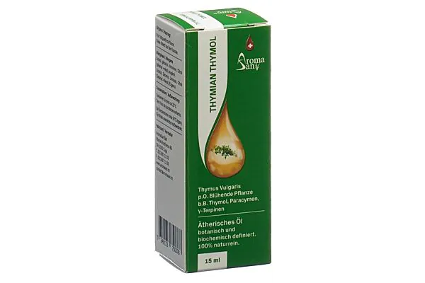 Aromasan Timo Olio essenziale di timo in confezione biologica 15ml