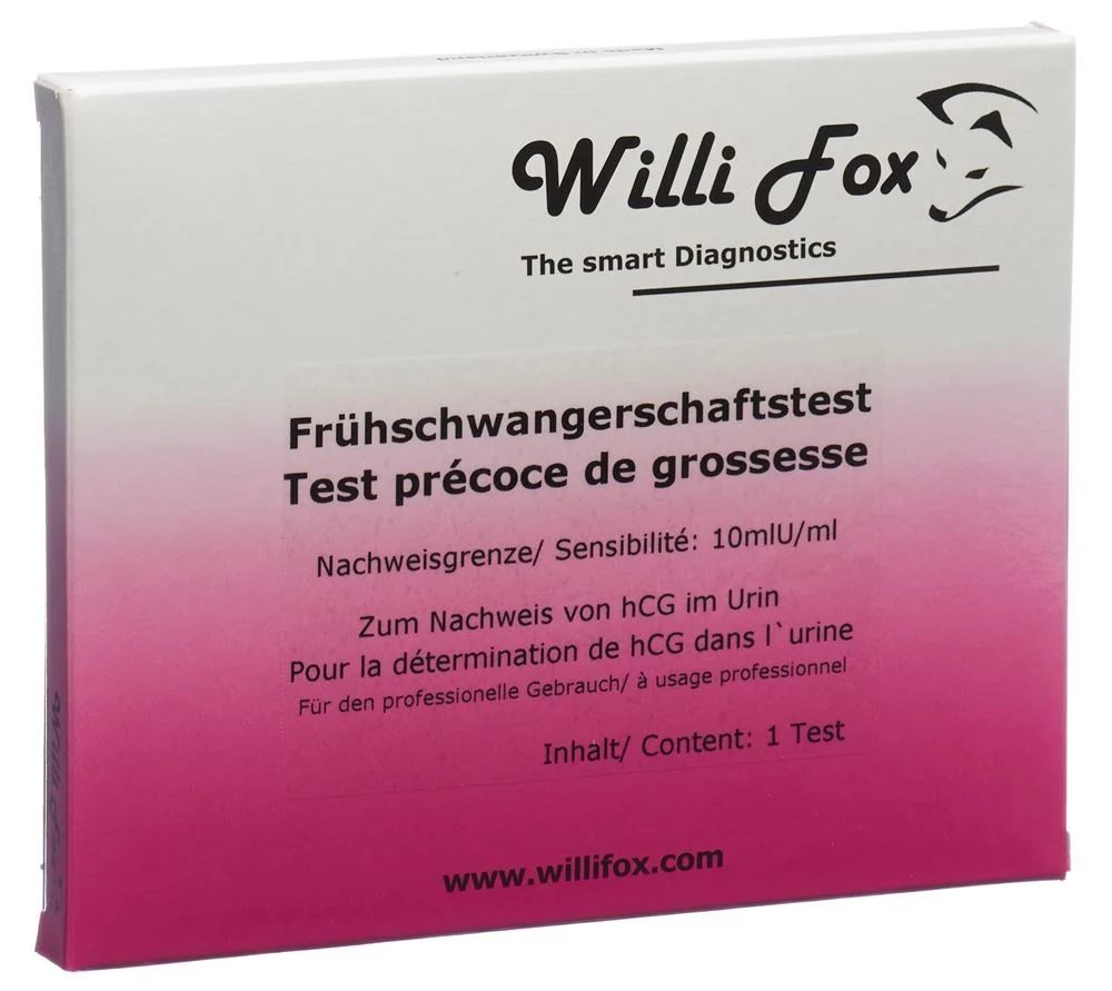 Willi Fox test di gravidanza precoce urina