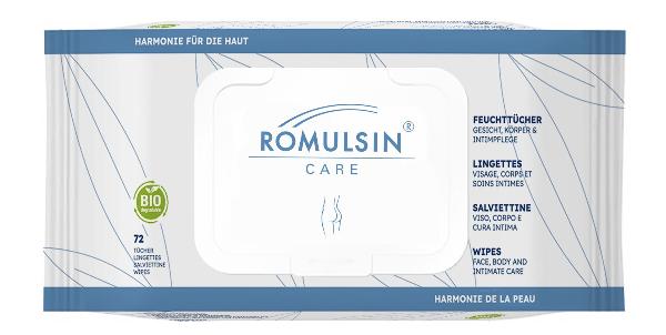 ROMULSIN Care Salviette umidificate Ges Corpo e Intimo 72 pezzi