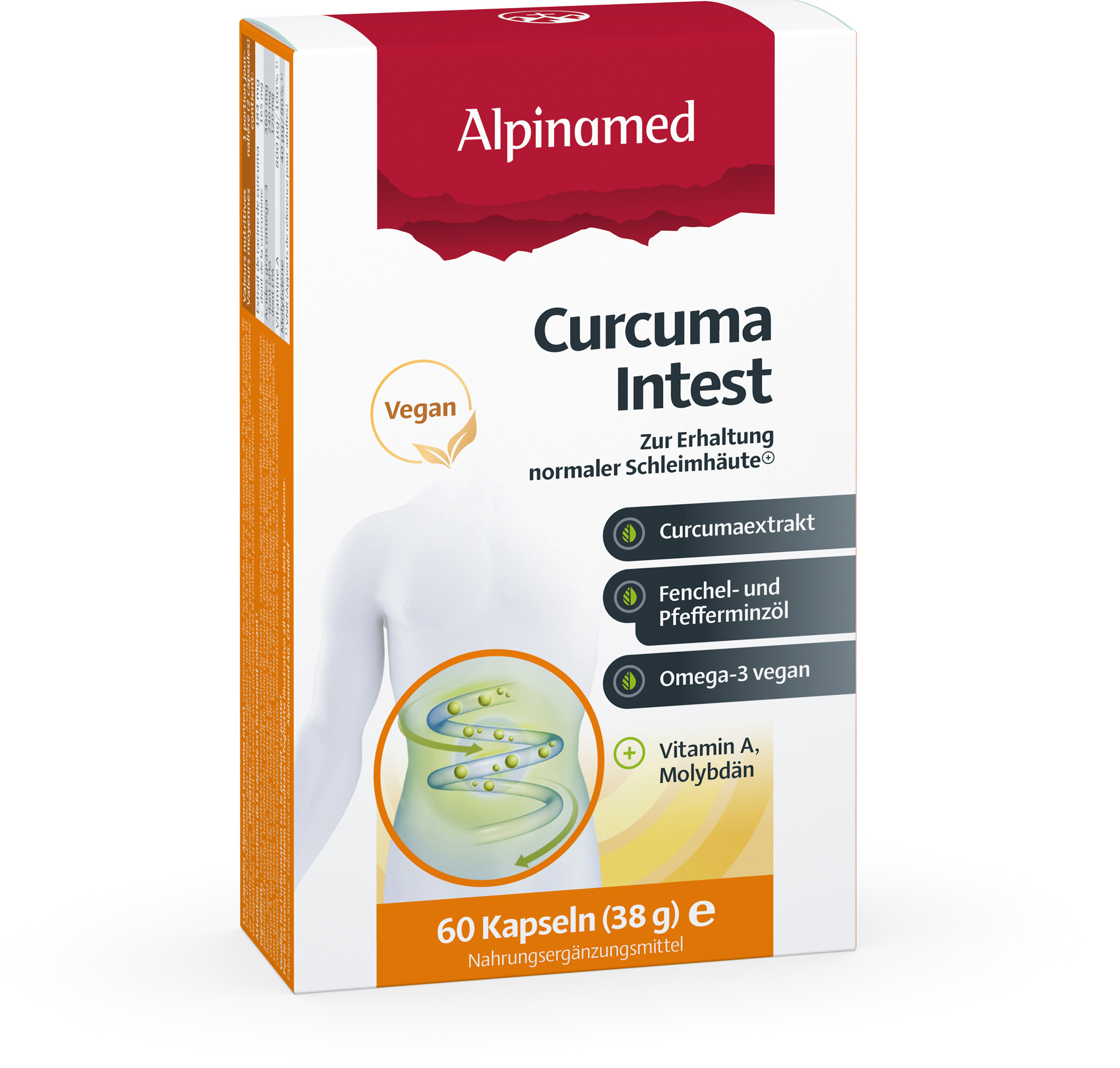 ALPINAMED Curcuma Intest capsula 60 pezzi