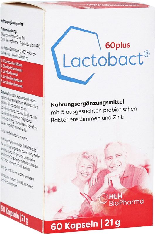 LACTOBACT 60plus Kaps Ds 60 pezzi