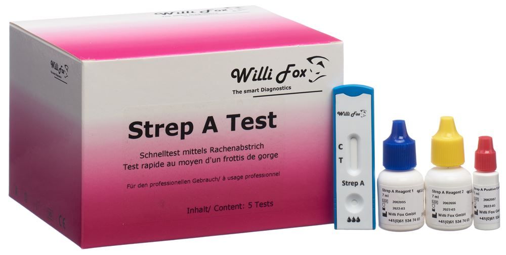 Willi Fox Strep A Test 5 pezzi