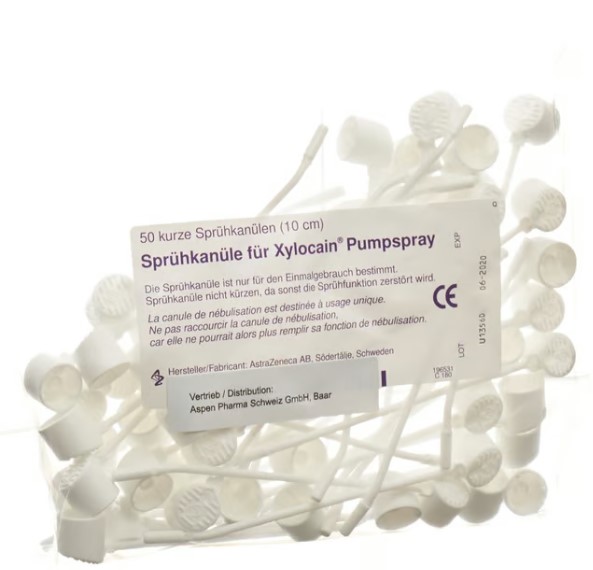 XYLOCAIN cannula spray corta 50 pezzi
