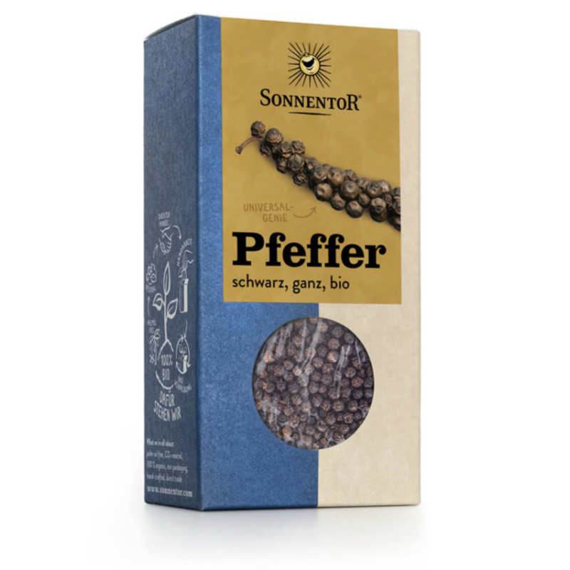Sonnentor Pepe nero intero biologico 55g