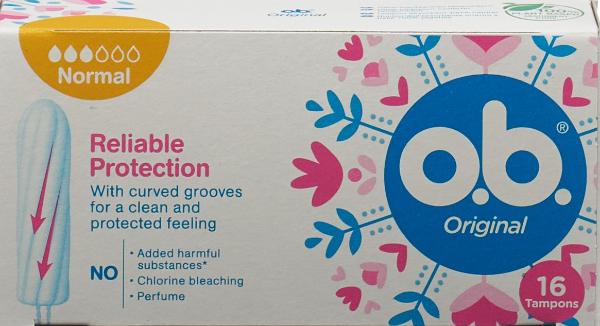 o.b.® Tampons Original Normal 16 Stück