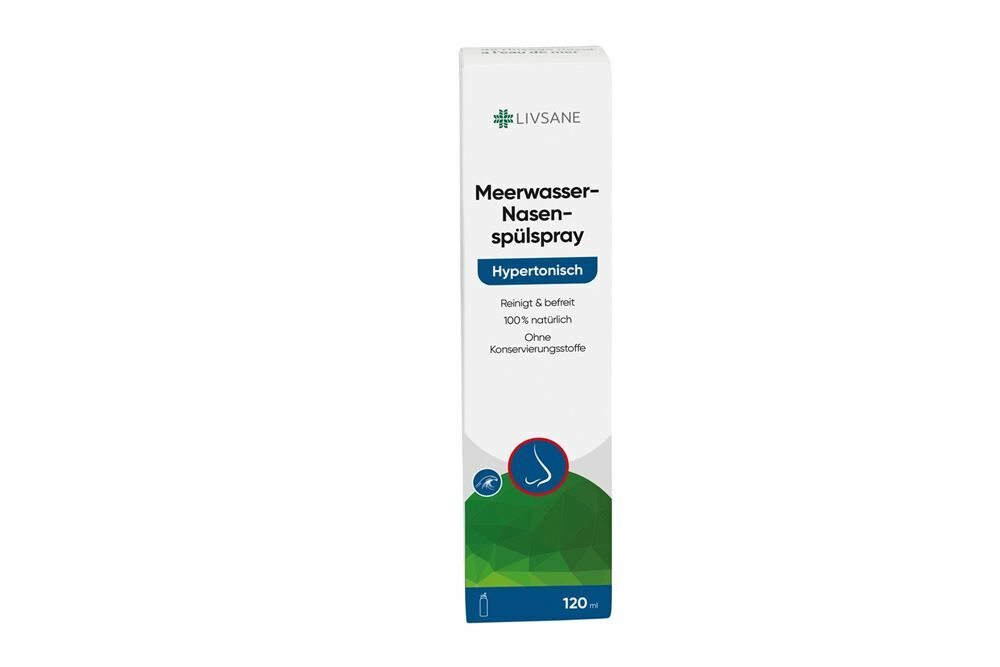 Livsane risciacquo nasale ipertonico con acqua di mare 120ml