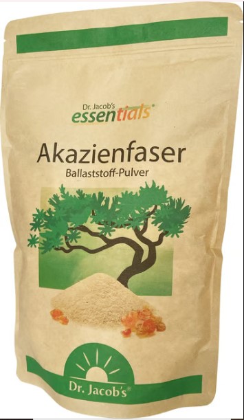 DR. JACOB'S Fibra di acacia pura in polvere Btl 500g