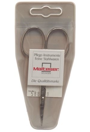 Forbici maltesi per cuticole curve da 9 cm n. 1