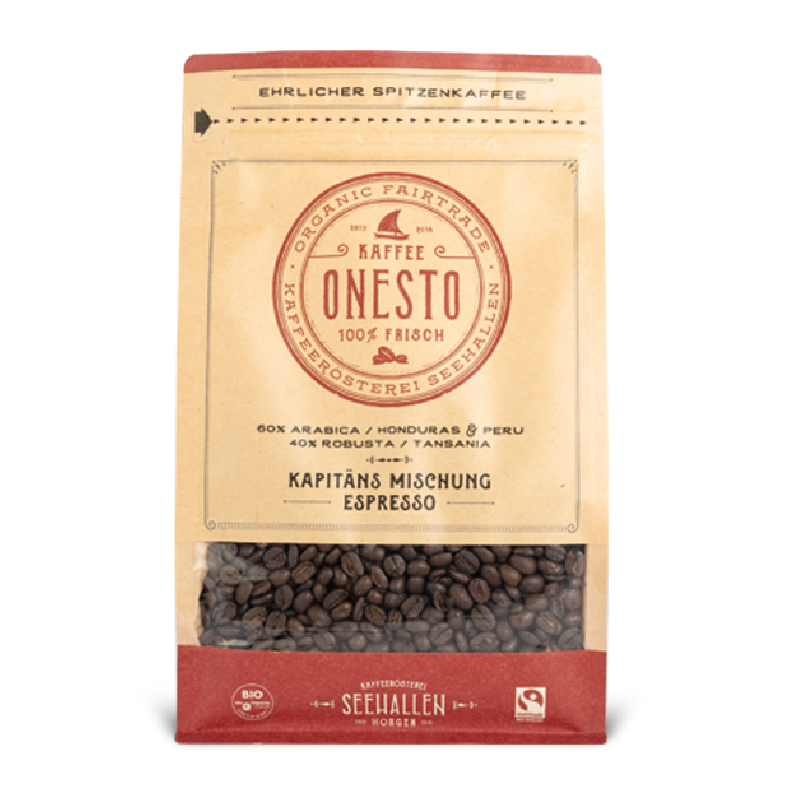 ONESTO Caffè in grani Miscela del Capitano Btl 500g