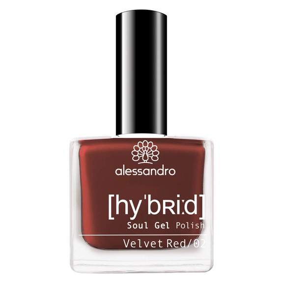 alessandro Hybrid Soul Gel Polish Rosso Velluto