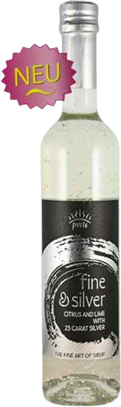 Sciroppo PURIS fine & silver 6 bottiglia di vetro 50cl