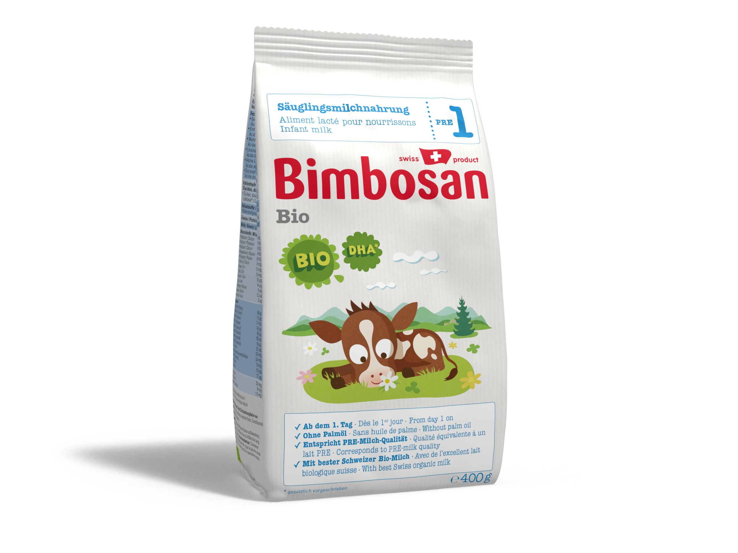 BIMBOSAN Bio 1 ricarica di latte per lattanti 400g