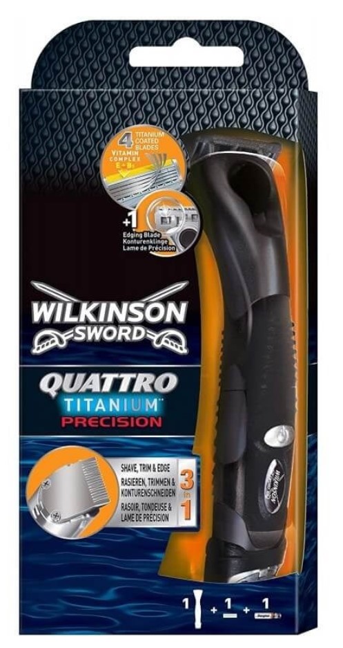 Wilkinson Quattro Titanium Precis+Lame+AA Batt