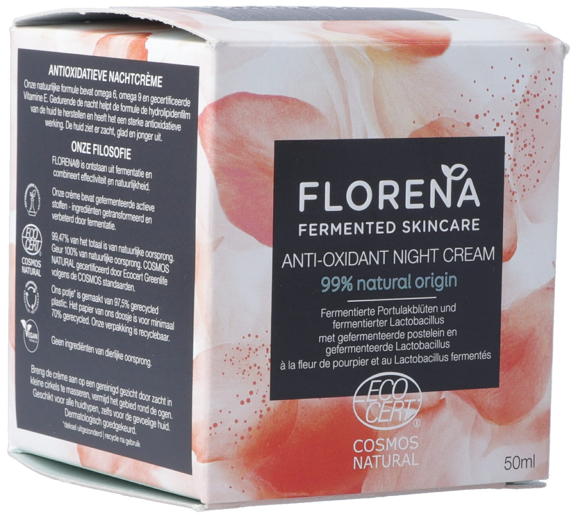 FLORENA Fermented Skincare Crema Notte Anti-Ossidante vaso 50ml