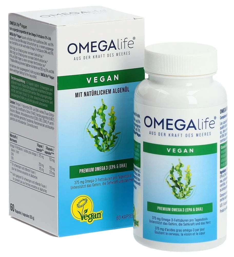 OMEGA-life® Capsule di olio d'alga Ds 60 Capsule