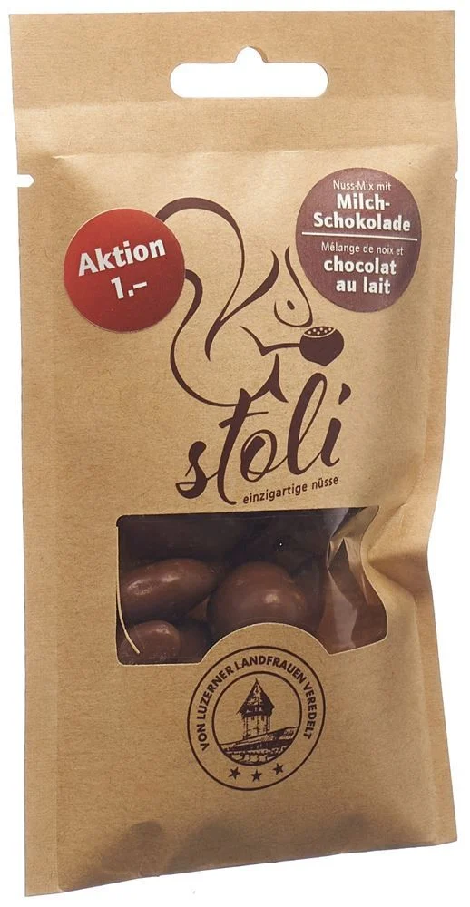 STOLI Miscela di frutta secca con cioccolato al latte Act 10 x 28g