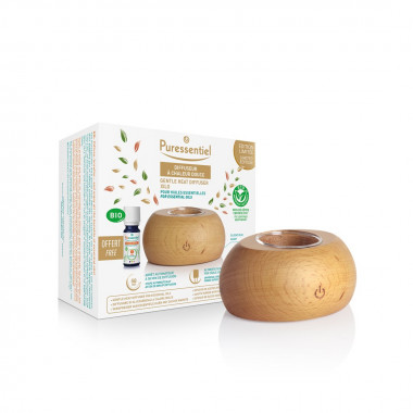 Diffusore di legno Puressentiel XILO + olio essenziale di arancio dolce