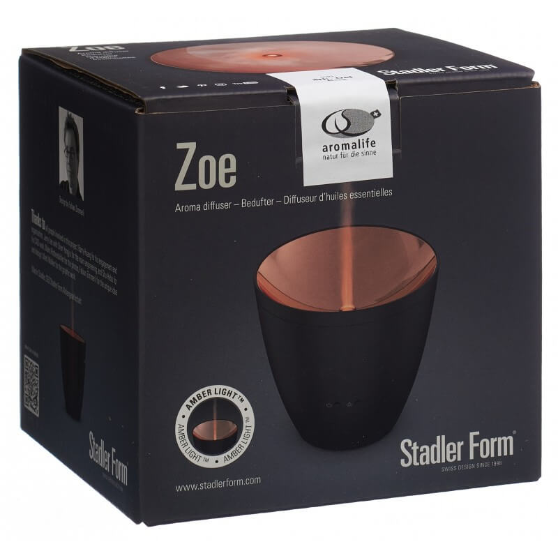 Aromalife Zoe Nebulizzatore di aromi nero ambra chiaro