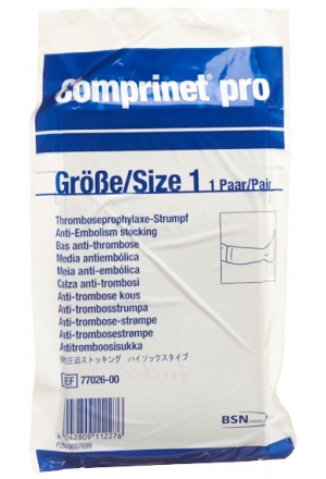 Comprinet Pro Thrombo A-D Gr3 39-46cm bianco 1 paio