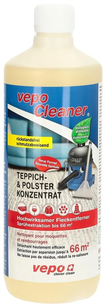 VEPOCLEANER Concentrato per tappeti e tappezzeria 66m2 1000ml