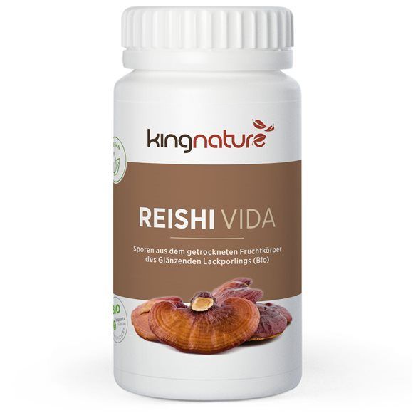 Kingnature Reishi Vita capsule 300 mg bio, 120 pezzi