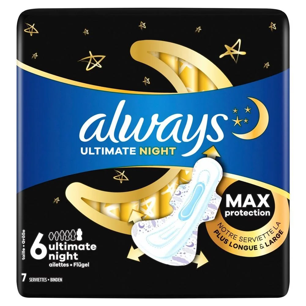 Sempre Ult assorbente Ult Night Max Prot ali 7 pezzi