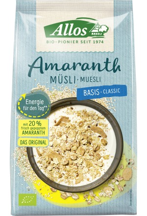 ALLOS Muesli Base Amaranto Btl 375g
