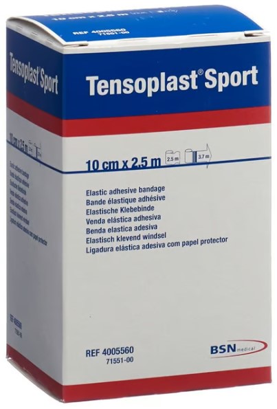 TENSOPLAST SPORT Nastro elasticizzato 10cmx2,5m