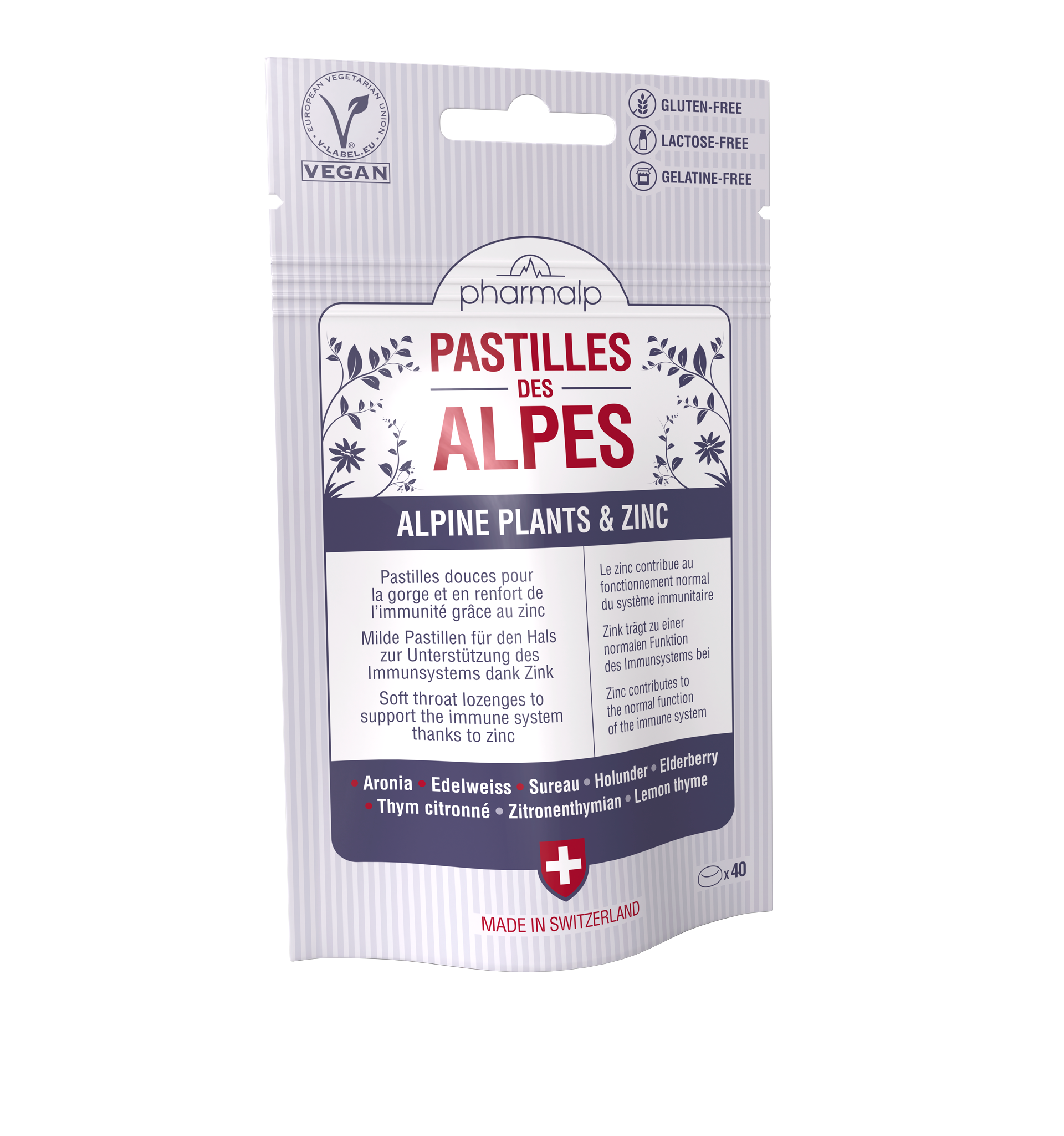 Pharmalp Pastilles des Alpes bustine di ricarica 40 pezzi