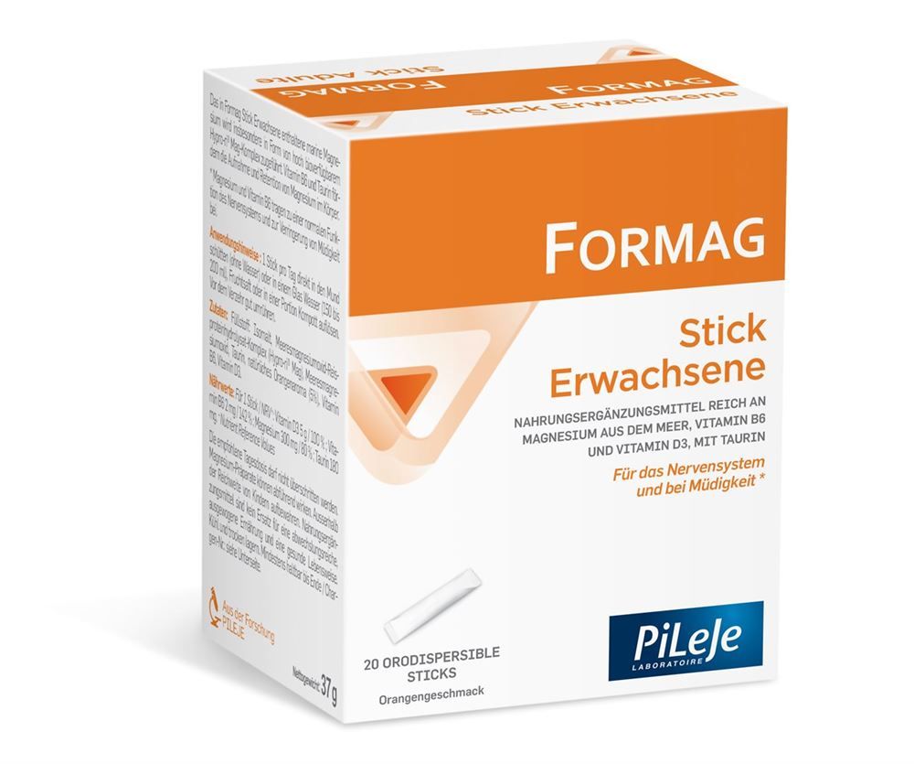 Pileje Formag orodispersible Sticks Erwachsene, 20 Stück