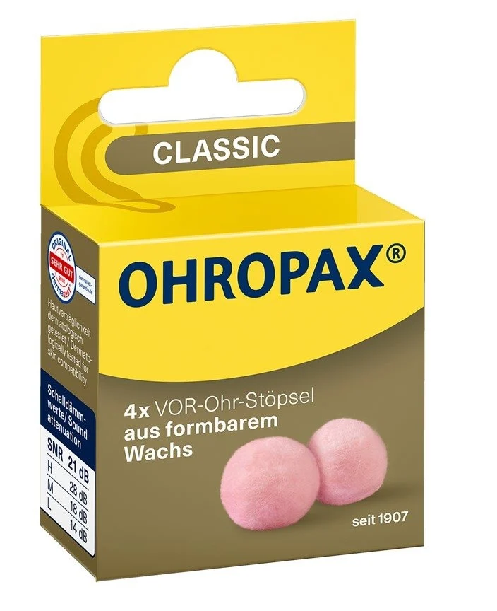 OHROPAX® Tappi per orecchie classici 4 pezzi