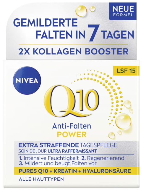 Nivea Q10 Power Anti-Falt Tagescr Lei LSF15 50ml