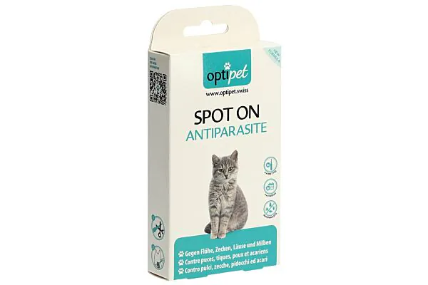 OPTIPET Spot On Antiparassitario Gatti 6 x 1ml