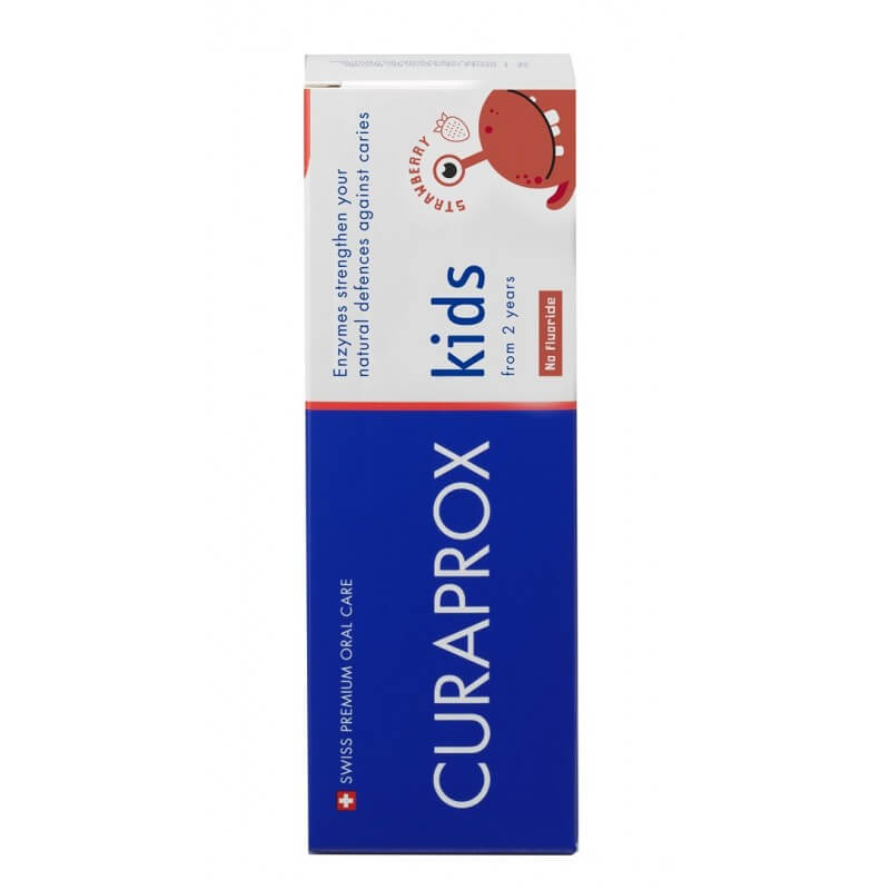 Curaprox kids dentifricio per bambini alla fragola senza fluoro 60ml