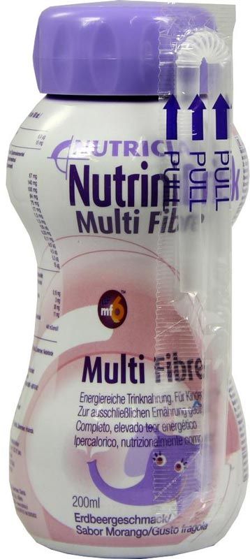 NUTRINI DRINK Multi Fibre Strawberry 200ml