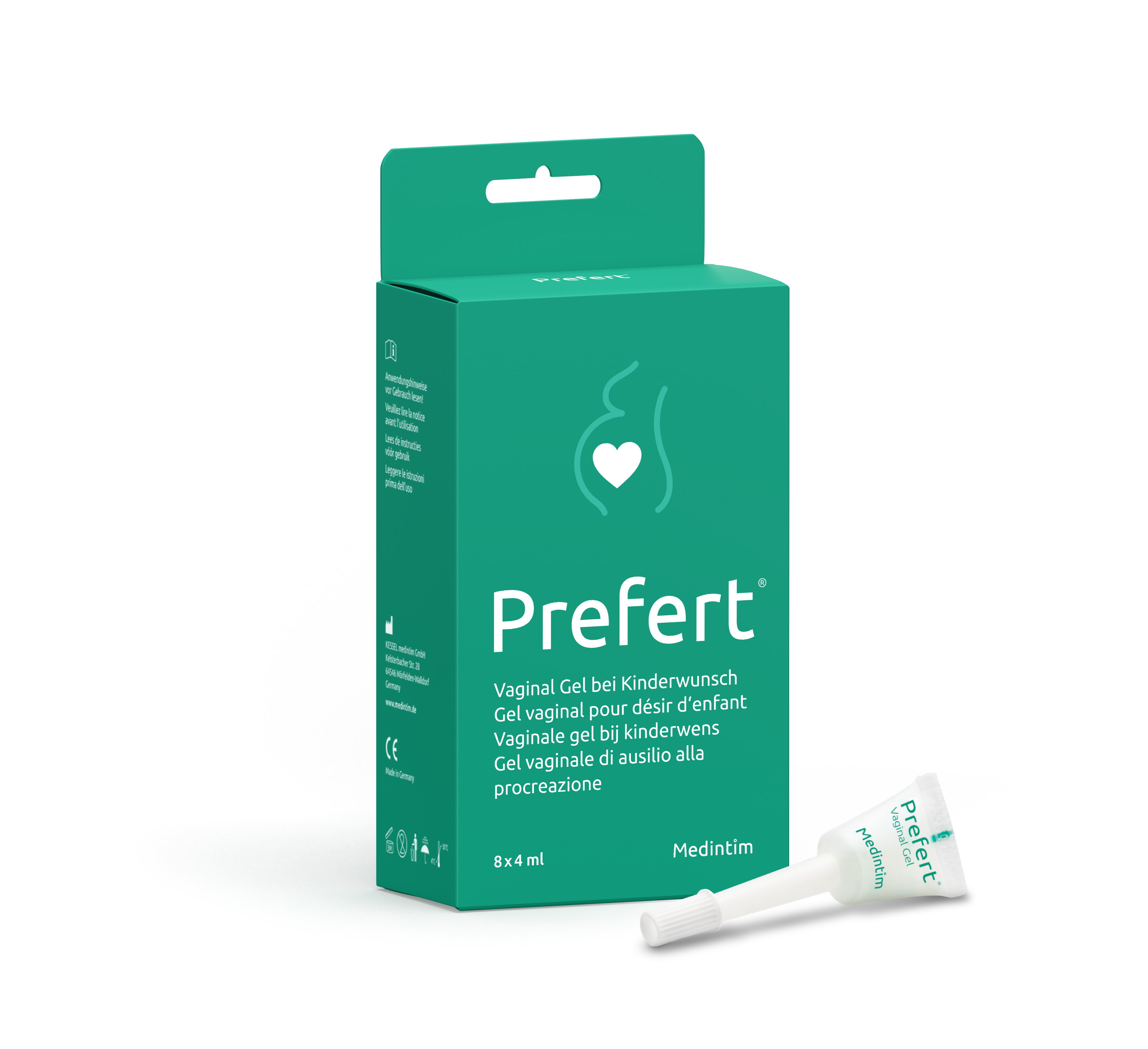 Prefert Gel vaginale 8 x 4ml