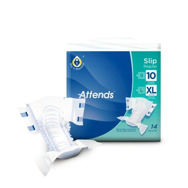 Attends Slip 10 Regular Plus extra large 14 pezzi
