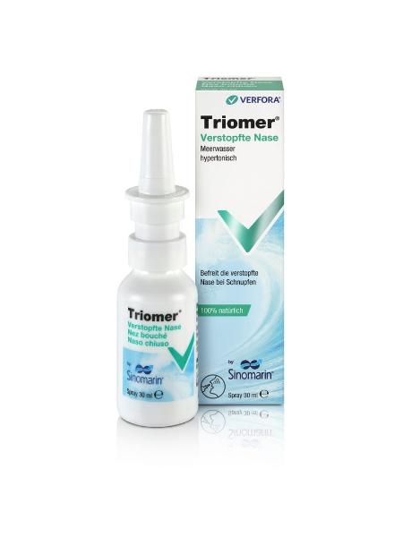 Triomer spray nasale Sinomarin ipertonico flacone 30ml