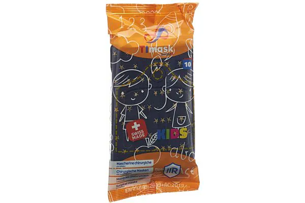 TImask maschera medica monouso tipo IIR KIDS Natale 10 pezzi