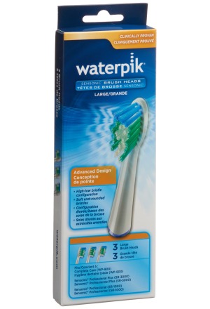 Spazzolini standard a clip Waterpik SRRB-3E 3 pezzi