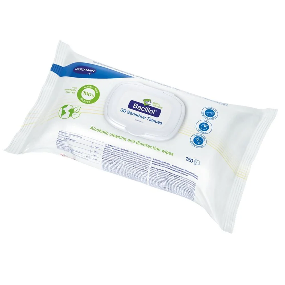 Bacillol 30 Fazzoletti verdi sensibili Btl 120 pezzi