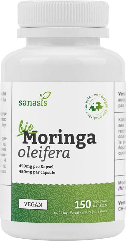 SANASIS Moringa capsule bio 150 pezzi