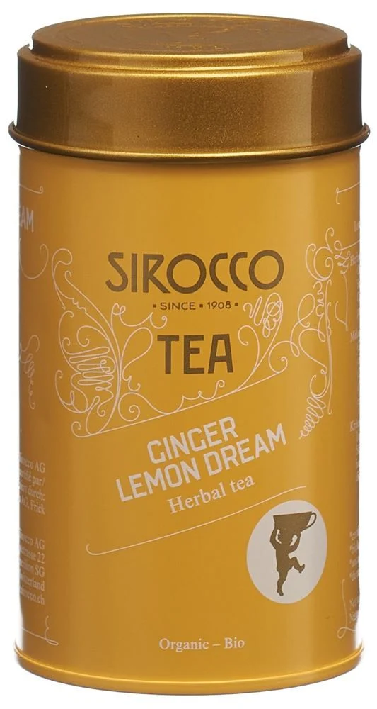 Lattina di tè Sirocco Medium Ginger Lemon Dream 55g