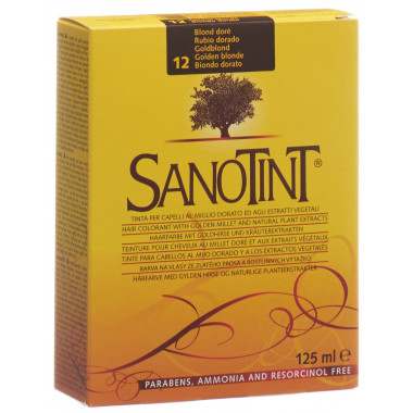 Colore per capelli Sanotint 12 biondo oro