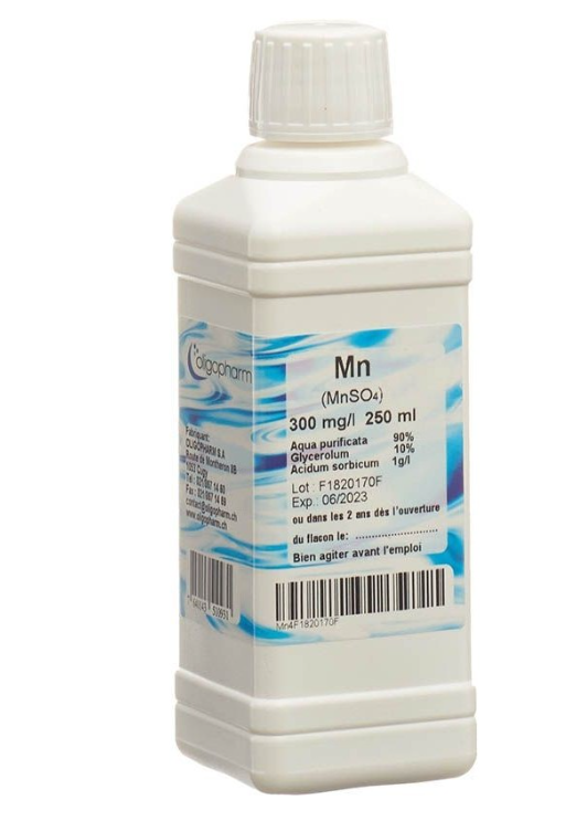 OLIGOPHARM Soluzione di manganese 300 mg/l 250ml