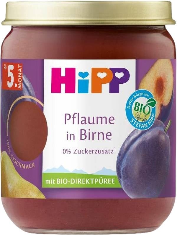 Hipp Prugna Biologica in Pera 160g
