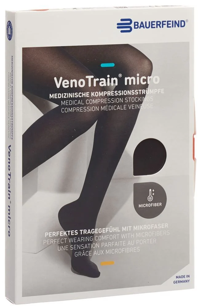 Bauerfeind VT MICRO AD KKL2 XL n/l piede aperto nero 1 paio
