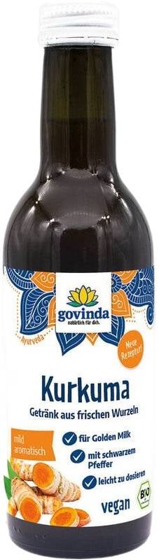 Bevanda alla curcuma Govinda con pepe Fl 250ml
